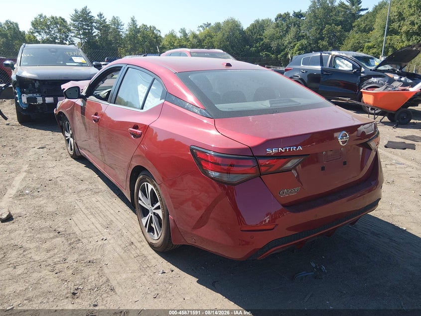 2020 NISSAN SENTRA auction photo 3
