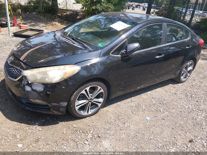 Vin: knafz4a83e5128302, lot: 46370614, kia forte ex 20142