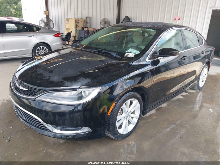 Vin: 1c3cccabxgn181292, lot: 46370631, chrysler 200 limited 20162