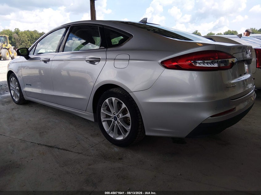 Vin: 3fa6p0lu0kr115727, lot: 46370637, ford fusion hybrid se 20193