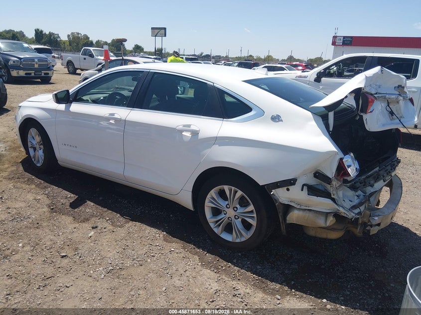 Vin: 2g1125s36e9133399, lot: 46370649, chevrolet impala 2lt 20143