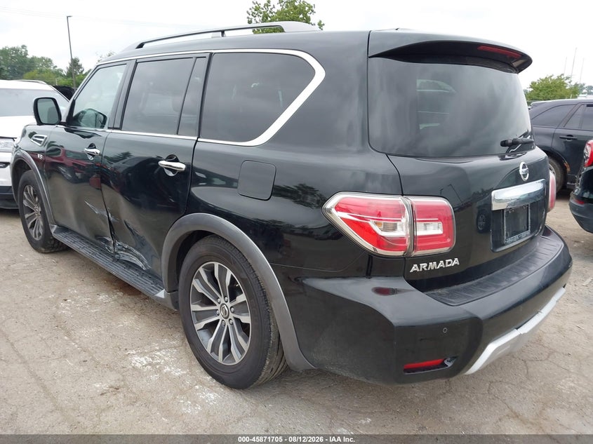 Vin: jn8ay2nc1j9555682, lot: 46370701, nissan armada sl 20183