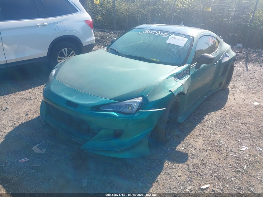 2018 Subaru BRZ, Био/химия, IAAI, VIN JF1ZCAC10J9601565 — фото 2