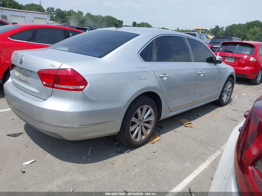 VOLKSWAGEN PASSAT 2012 VIN 1VWCH7A38CC075942