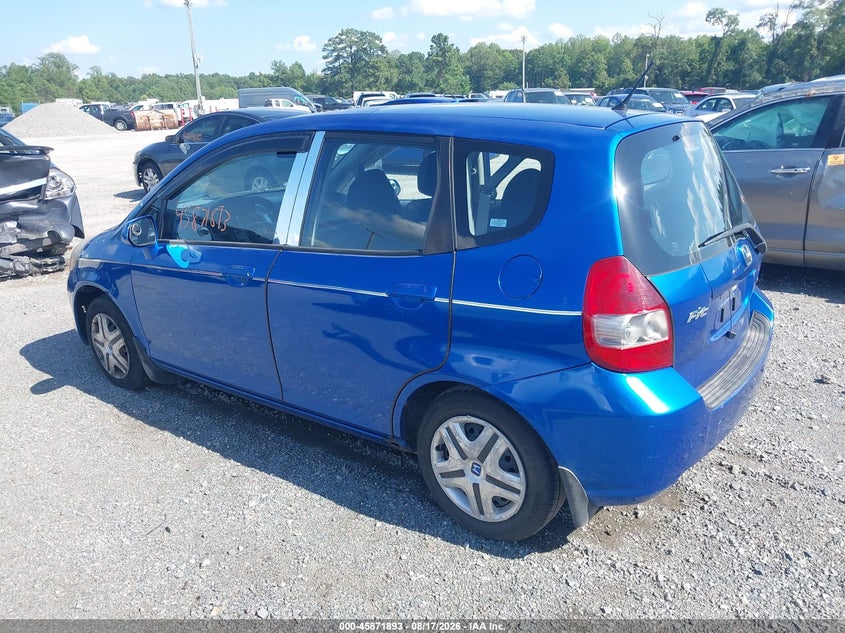 HONDA FIT 2007 VIN JHMGD38407S017423