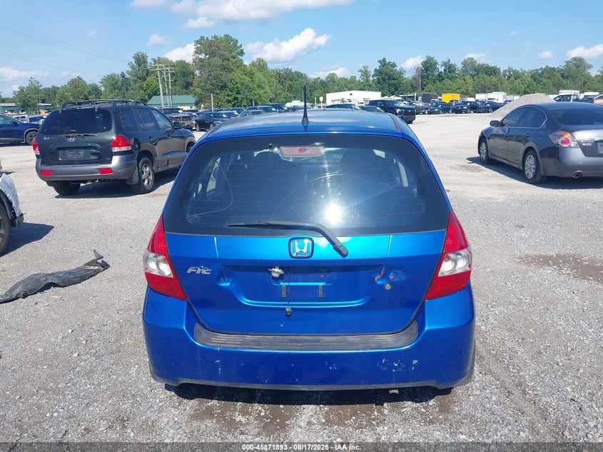 HONDA FIT 2007 VIN JHMGD38407S017423