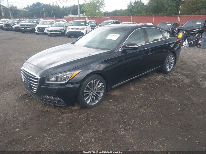 Vin: kmhgn4jexhu211207, lot: 46370909, genesis g80 3.8 20172