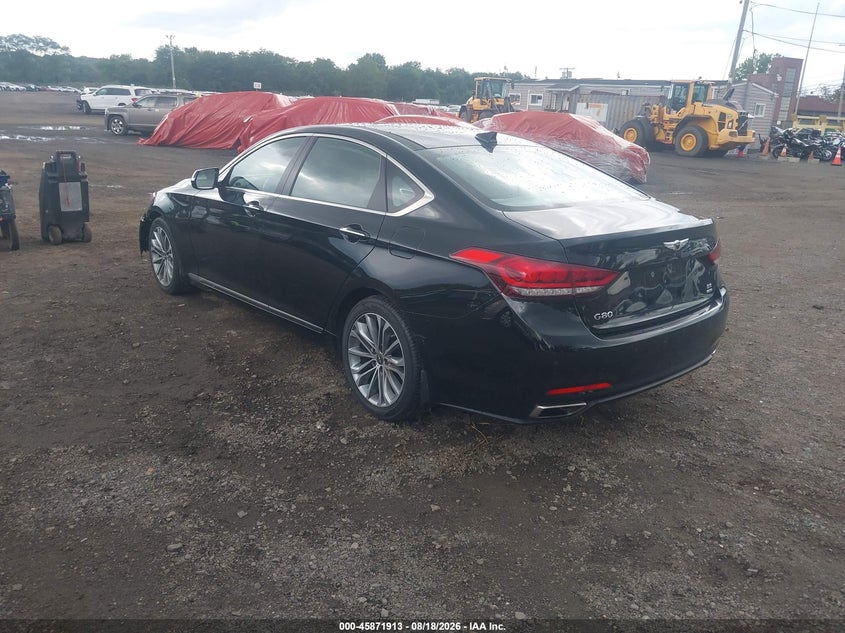 Vin: kmhgn4jexhu211207, lot: 46370909, genesis g80 3.8 20173