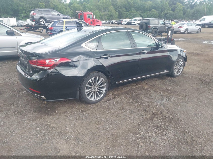 Vin: kmhgn4jexhu211207, lot: 46370909, genesis g80 3.8 20174