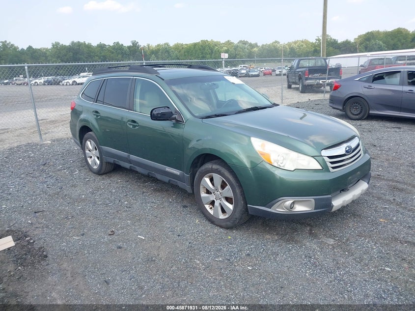 2010 SUBARU OUTBACK auction photo 1
