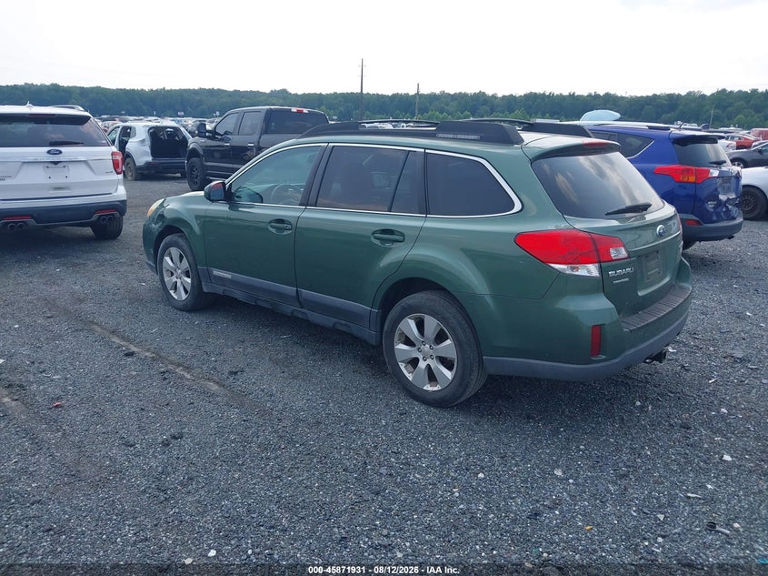 2010 SUBARU OUTBACK auction photo 3