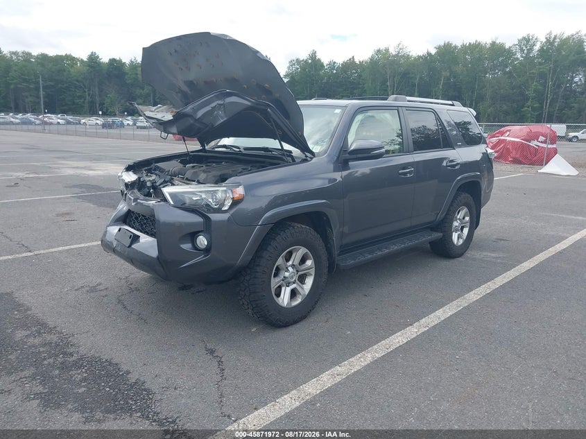 2019 Toyota 4Runner, Удар спереду, IAAI, VIN JTEBU5JR6K5712246 — фото 2