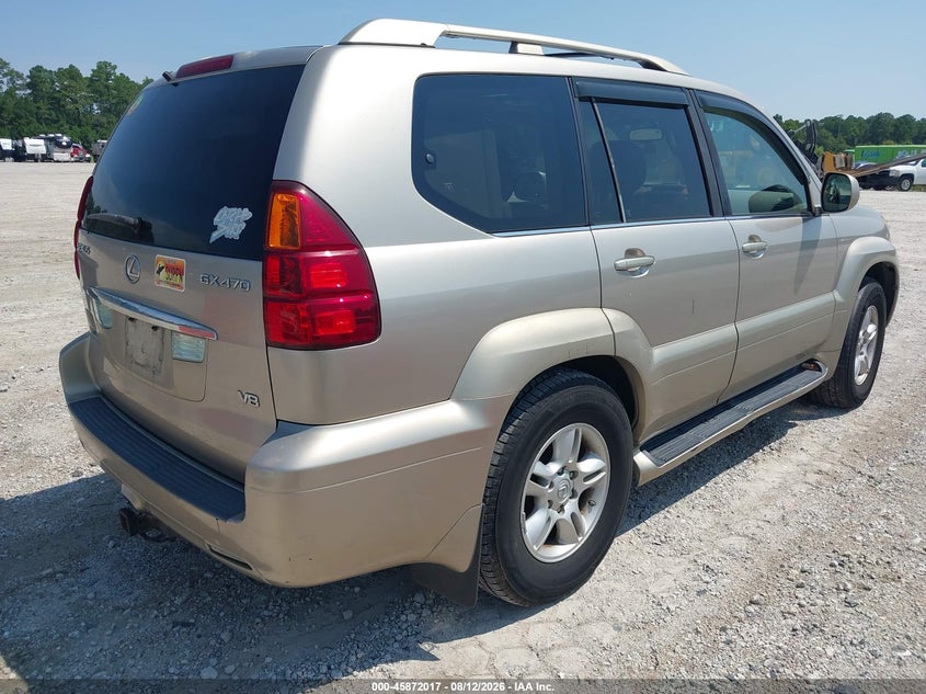 2004 LEXUS GX 470 auction photo 4