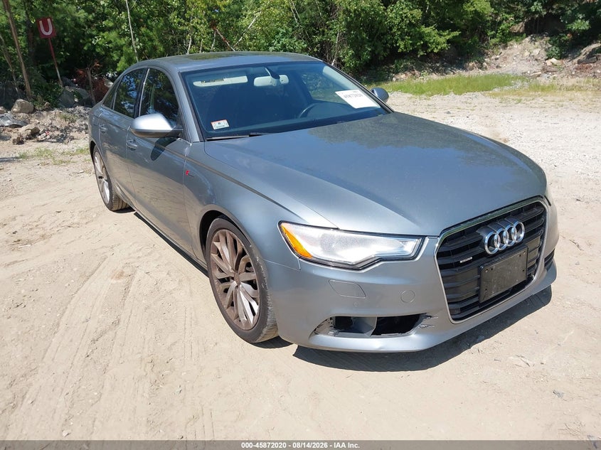 2012 Audi A6 3.0T Premium Plus, Левый перёд, IAAI, VIN WAUGGAFCXCN039054
