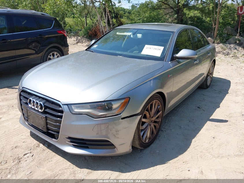 2012 Audi A6, Left Front, IAAI, VIN WAUGGAFCXCN039054 — photo 2