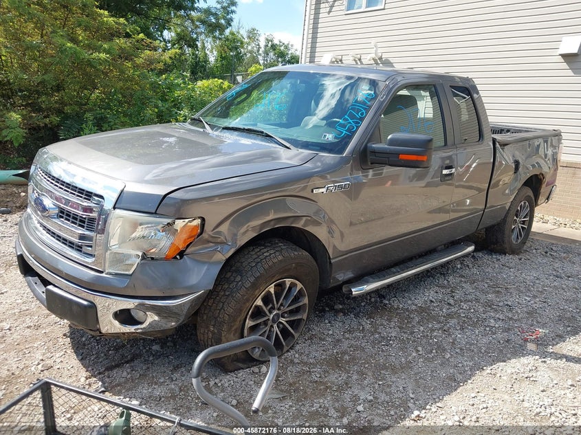 2014 Ford F-150, Left Side, IAAI, VIN 1FTEX1EM3EFA55632 — photo 2