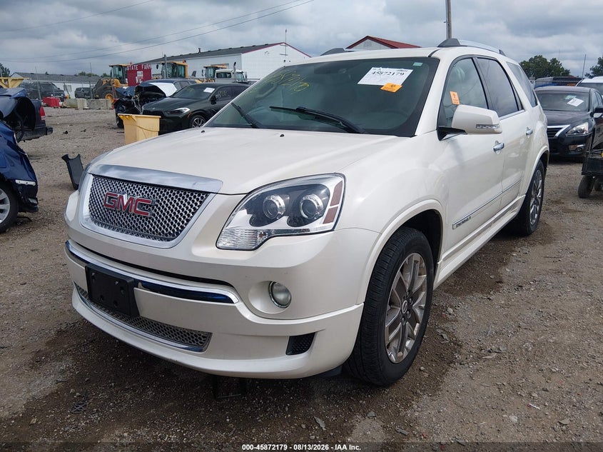 Vin: 1gkkrted8cj364567, lot: 46371175, gmc acadia denali 20122