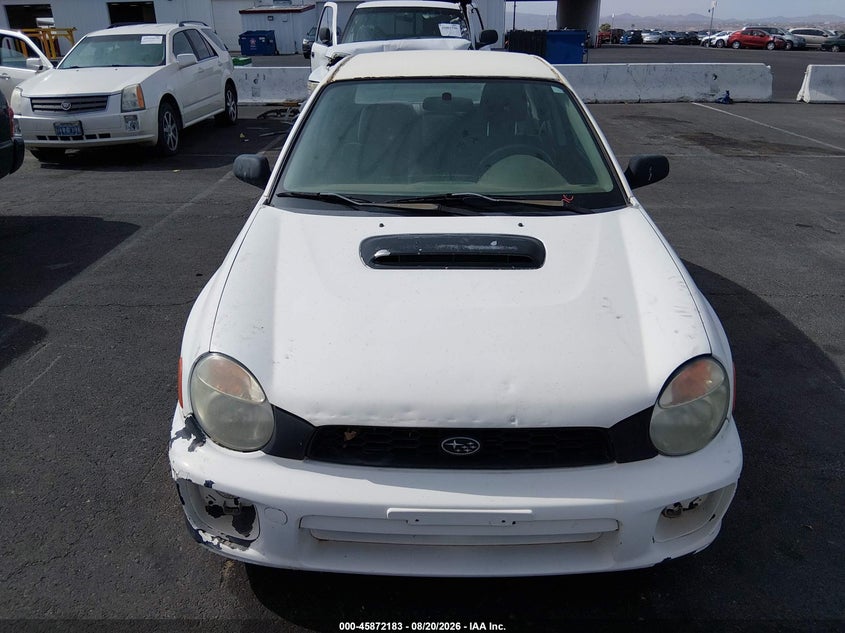 SUBARU IMPREZA 2002 VIN JF1GD296X2H506435