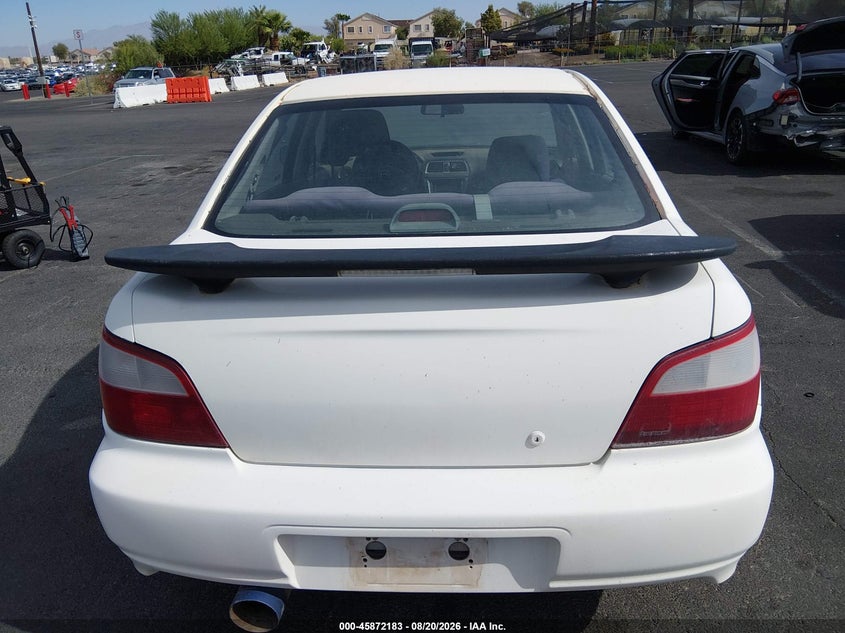 SUBARU IMPREZA 2002 VIN JF1GD296X2H506435