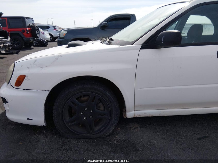 SUBARU IMPREZA 2002 VIN JF1GD296X2H506435