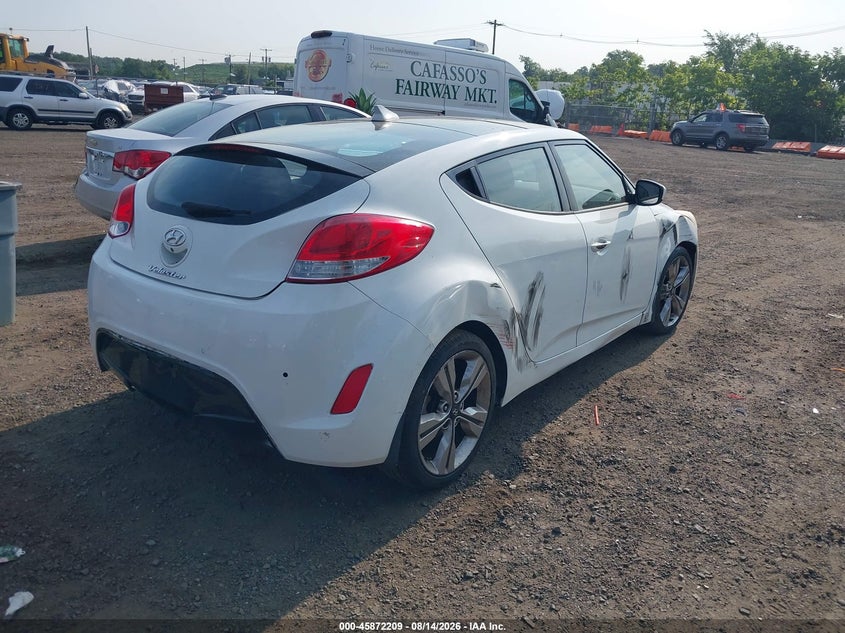 Vin: kmhtc6ad8gu291550, lot: 46371205, hyundai veloster 20164