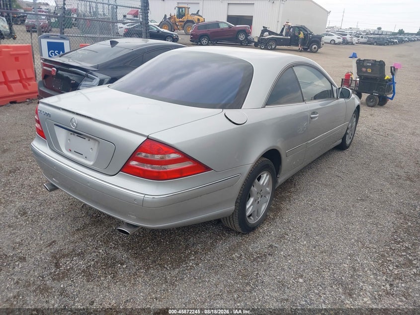 2000 MERCEDES-BENZ CL 500 auction photo 4