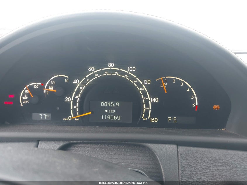 2000 MERCEDES-BENZ CL 500 auction photo 7