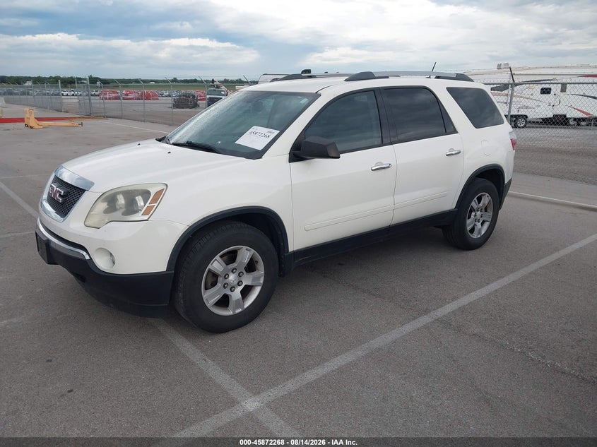Vin: 1gkkrped0cj405717, lot: 46371264, gmc acadia sle 20122