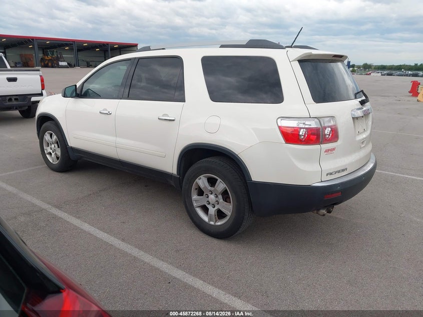 Vin: 1gkkrped0cj405717, lot: 46371264, gmc acadia sle 20123