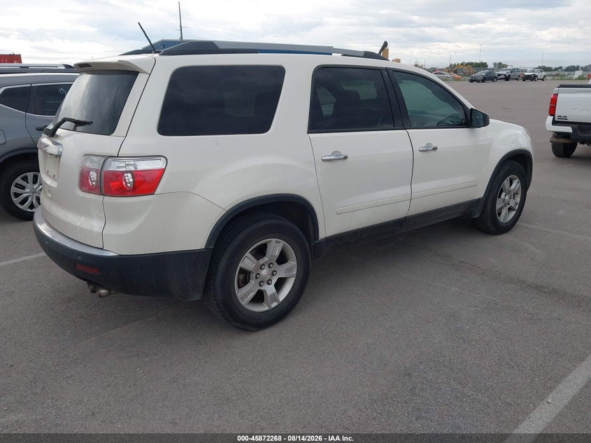 Vin: 1gkkrped0cj405717, lot: 46371264, gmc acadia sle 20124