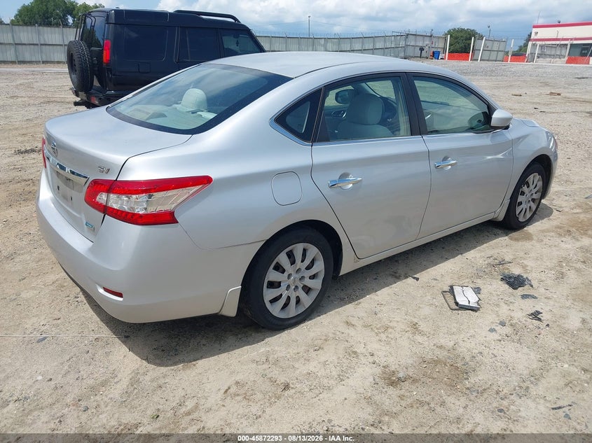 Vin: 3n1ab7ap7dl719048, lot: 46371289, nissan sentra sv 20134