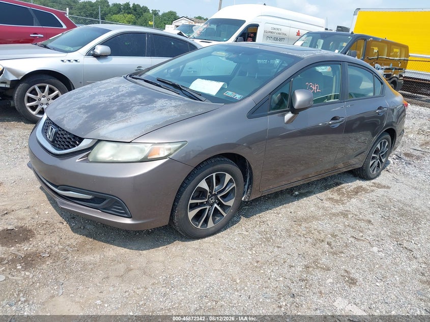 2013 HONDA CIVIC SEDAN 1.8L I-4 VVT, 140HP
