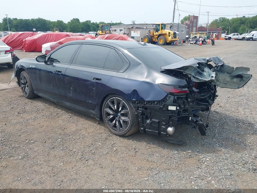 Vin: wby83eh07rcp80987, lot: 46371359, bmw i7 m70 20243