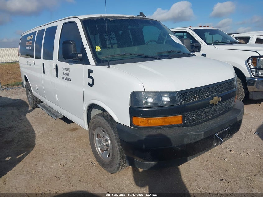Vin: 1gazgnfp9m1237101, lot: 46371365, chevrolet express passenger rwd 3500 extended wheelbase ls 2021 img_1