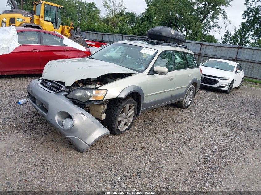 2005 Subaru Outback, Удар спереди, IAAI, VIN 4S4BP86C354388308 — фото 2