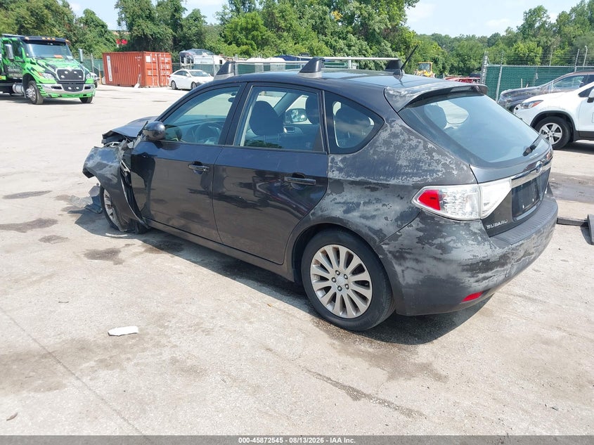 2009 SUBARU IMPREZA HATCHBACK 2.5L H-4 VVT, 170HP