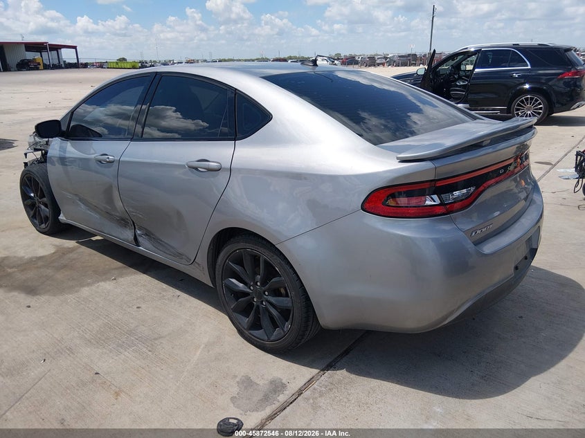 Vin: 1c3cdffa6gd815914, lot: 46371542, dodge dart sxt sport blacktop 20163