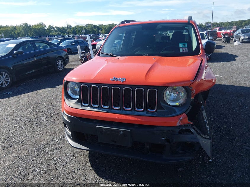 JEEP RENEGADE 2016 VIN ZACCJAAT2GPE29296