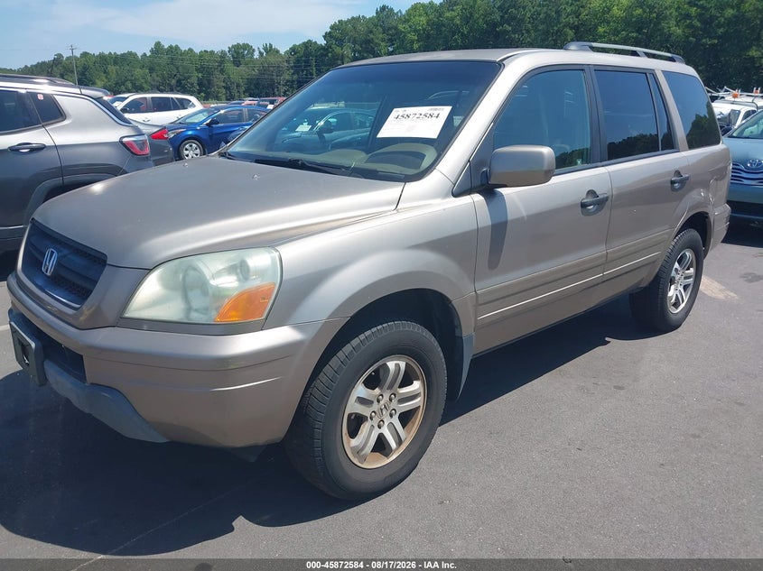 2004 Honda Pilot, Обычный износ, IAAI, VIN 2HKYF18624H508480 — фото 2