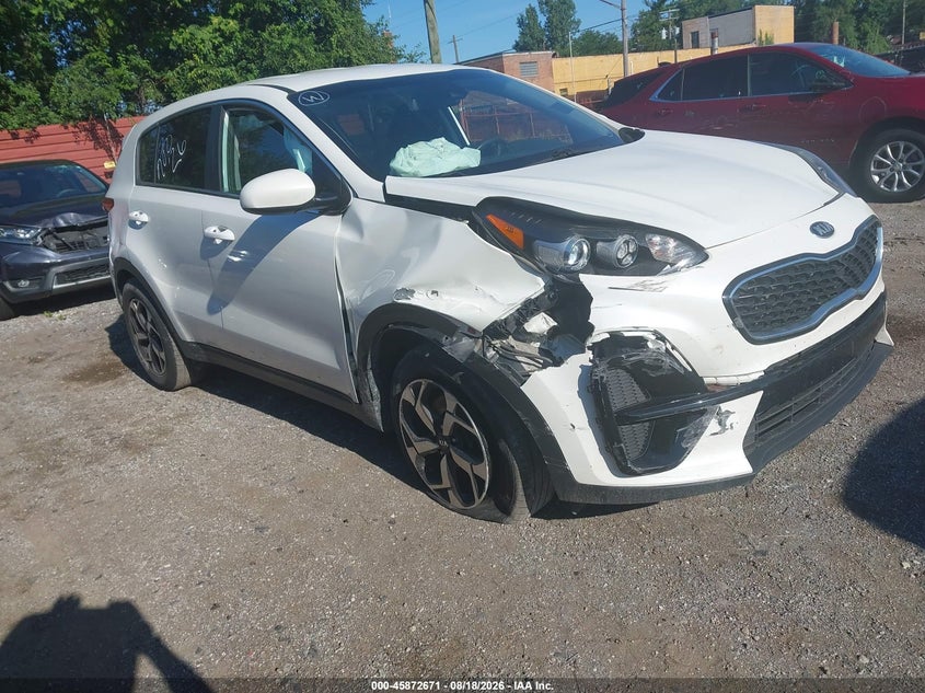 2021 Kia Sportage Lx, Перёд и зад, IAAI, VIN KNDPM3ACXM7902956
