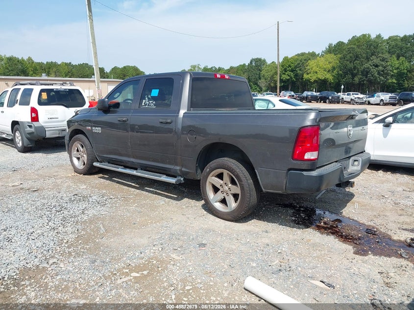 Vin: 3c6rr6ktxhg555625, lot: 46371675, ram 1500 tradesman  4x2 5'7 box 20173