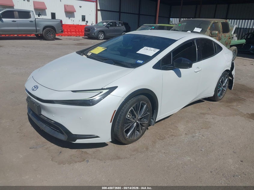 2023 Toyota Prius Xle, Left Rear, IAAI, VIN JTDACAAU7P3001089 — photo 2