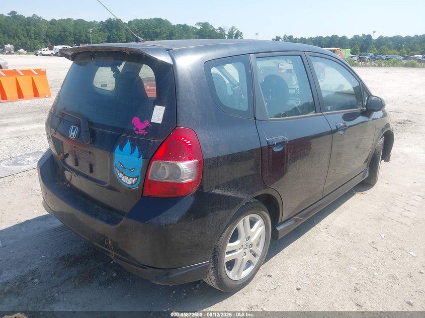 HONDA FIT 2007 VIN JHMGD38607S015978