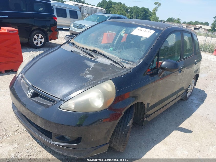 HONDA FIT 2007 VIN JHMGD38607S015978