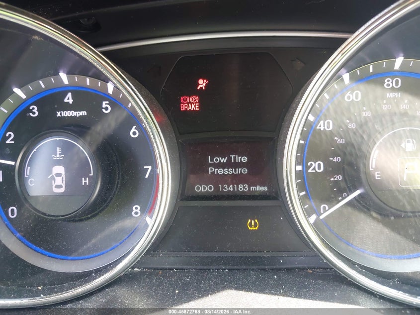 HYUNDAI SONATA 2012 VIN 5NPEB4AC2CH378781