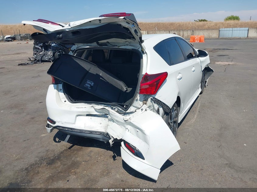 TOYOTA COROLLA IM 2018 VIN JTNKARJE0JJ572312