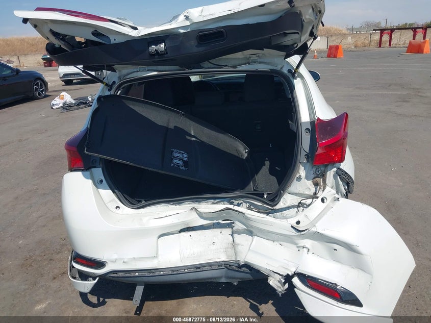 TOYOTA COROLLA IM 2018 VIN JTNKARJE0JJ572312