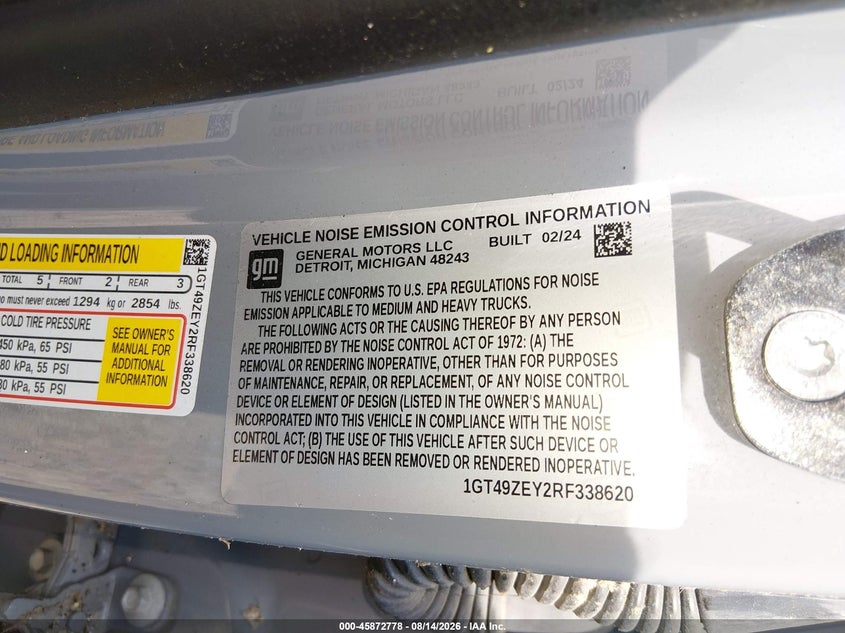 2024 GMC SIERRA 2500HD auction photo 8