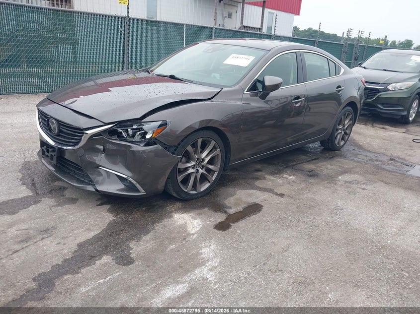 2016 Mazda 6, Front End, IAAI, VIN JM1GJ1W55G1411001 — photo 2