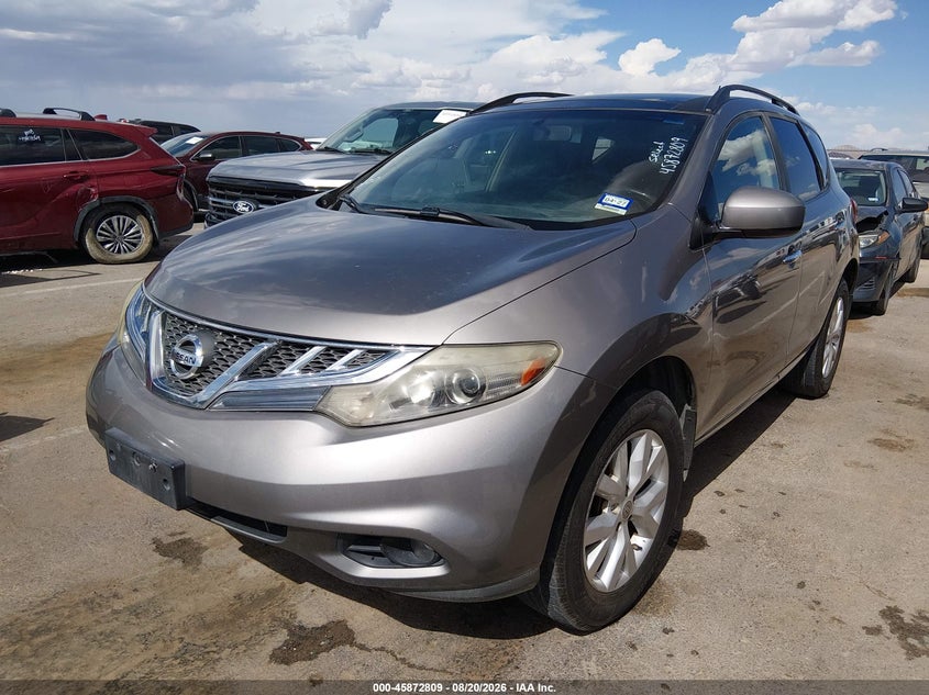 2012 Nissan Murano, Обидва боки, IAAI, VIN JN8AZ1MW3CW215814 — фото 2